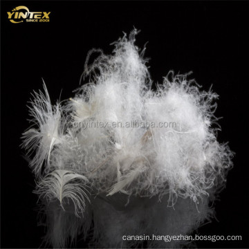 Factory Yintex 2-4cm washed goose down/goose feather